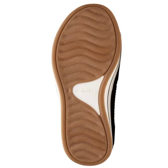 Clarks Women's Cloudsteppers Breeze Stretch Slip On Comfort Shoes Black Size 8 - Picture 5 of 5